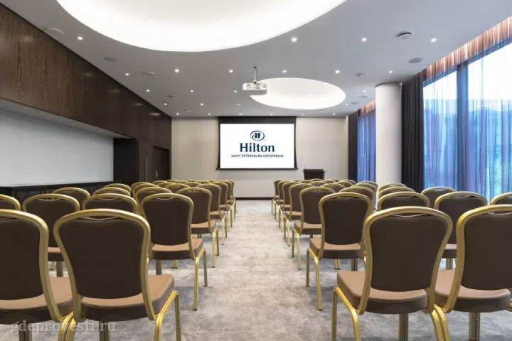 Hilton St. Petersburg ExpoForum — Конференц-зал 1+2 — конференц-зал в Санкт-Петербурге, фото 2