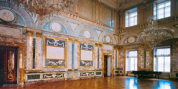 Мраморный дворец — Мраморный зал — историческая площадка в Санкт-Петербурге, фото 1