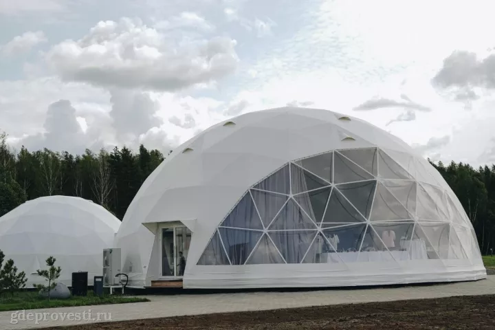 Авиадеревня «Михеево Старт» — Купольный шатёр — загородная площадка в Калуге