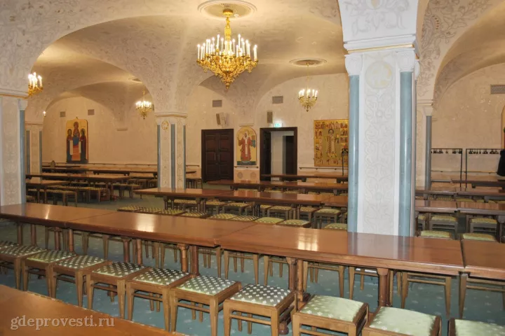 Храм Христа Спасителя — Трапезные палаты, Белый зал — банкетный зал в Москве, фото 4