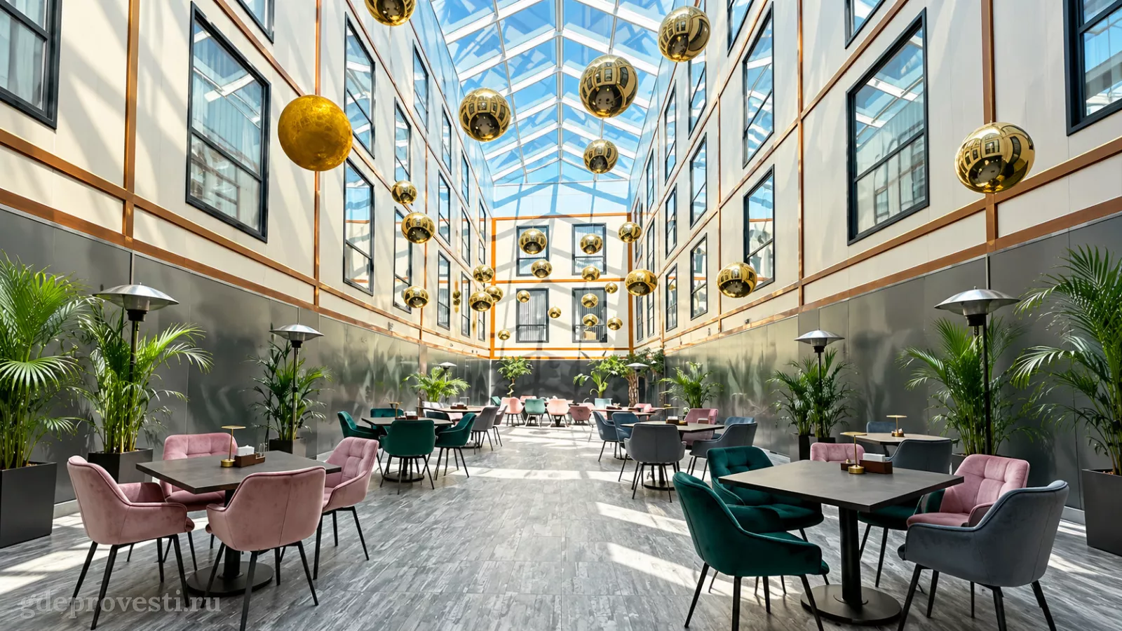 Бизнес-центр «Аурум» — Зал Atrium Hall — конференц-зал в Санкт-Петербурге, фото 1