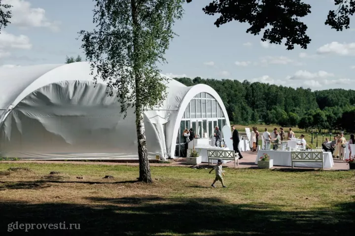 Отель-заповедник «Лесное» — Всесезонный шатёр — загородная площадка в Калуге, фото 4