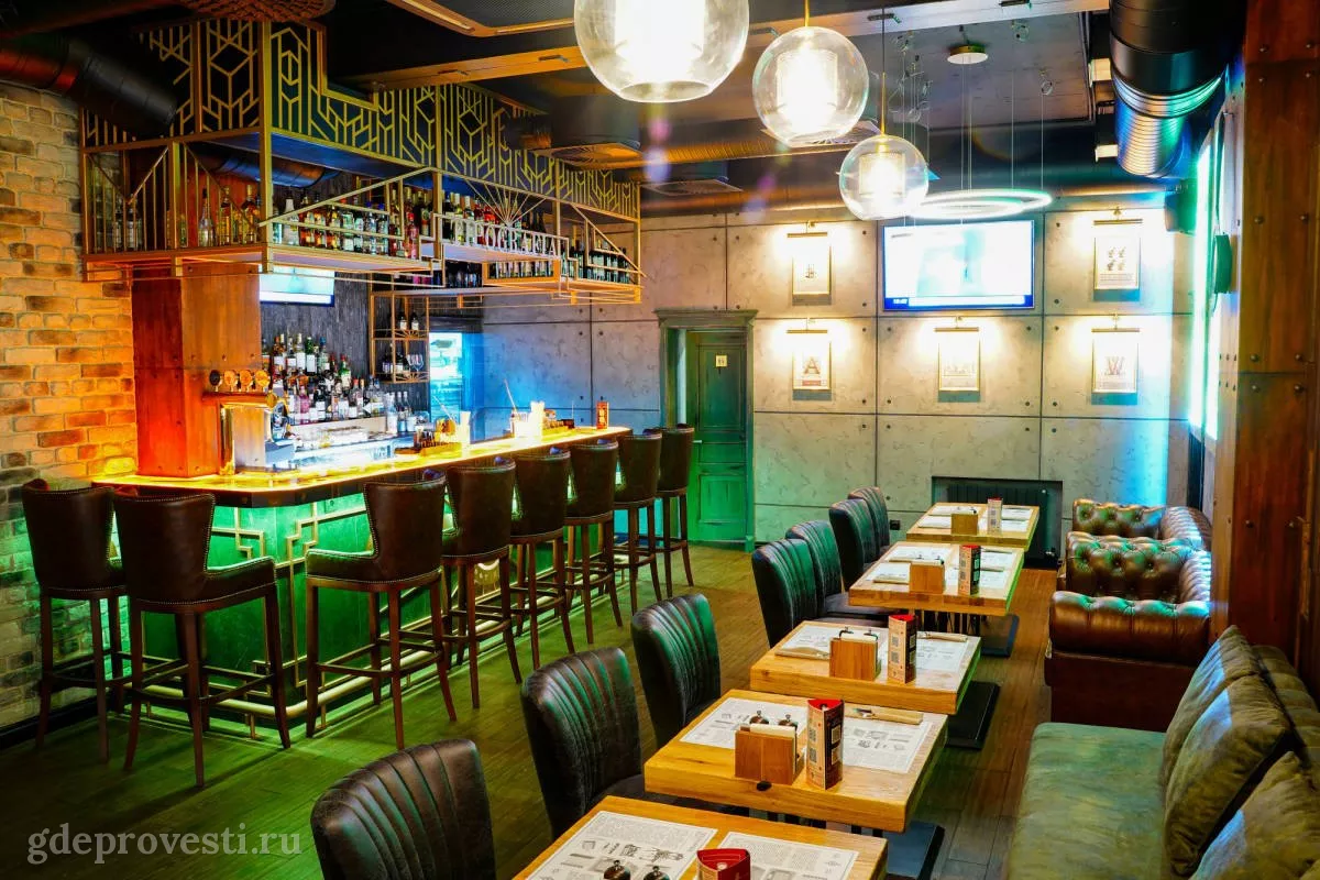 Loft Cafe Tipografia — Первый этаж «Бар» — лофт в Москве, фото 1